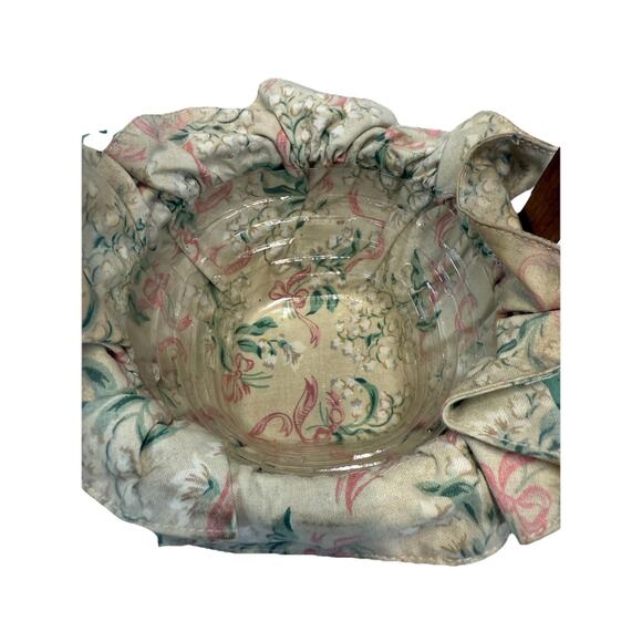 1993 Longaberger May Series Lilly of the Valley Basket w/Liner & Protector - Picture 2 of 3